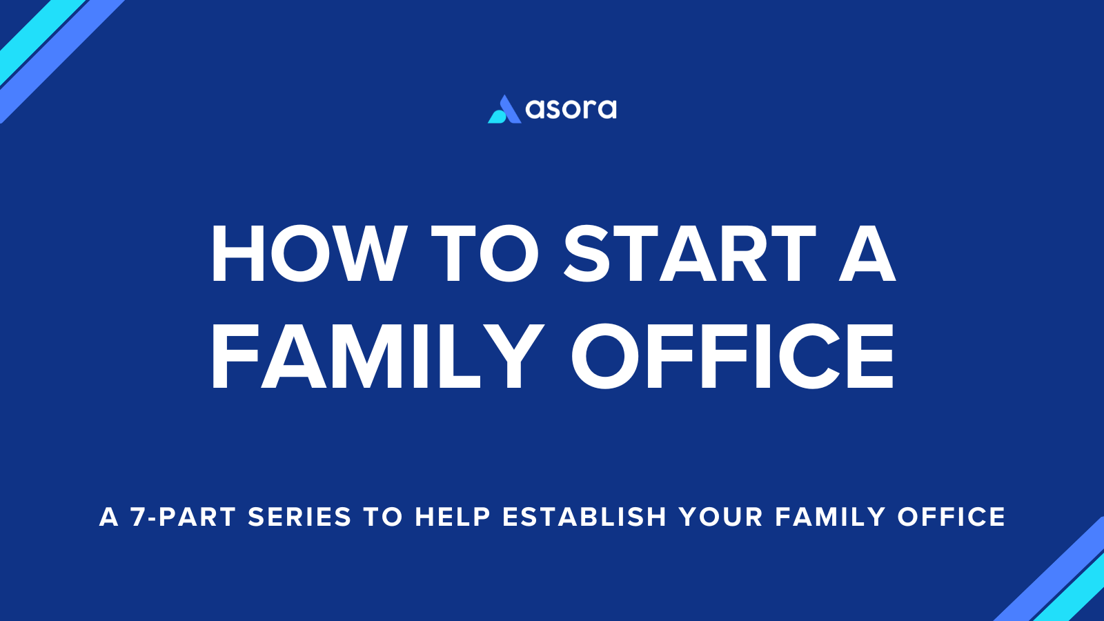 how to start a family office